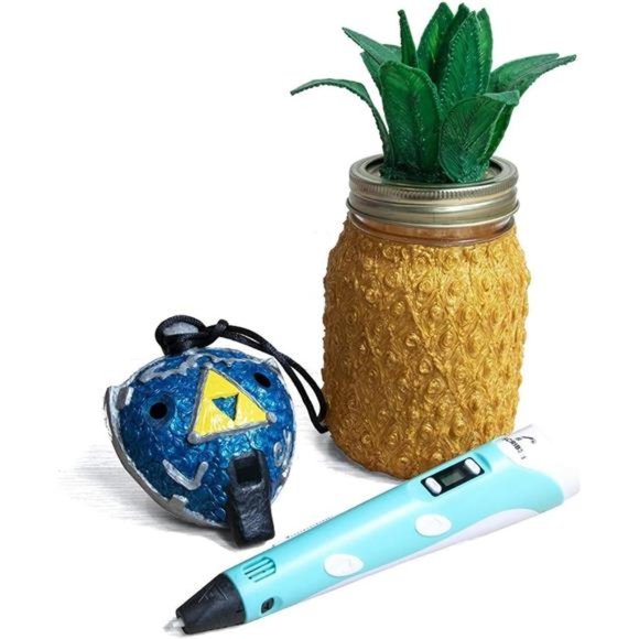 3D Printing Pen with Display - Includes 3D Pen, 3 Starter Colors of PLA Filament - Picture 4 of 5